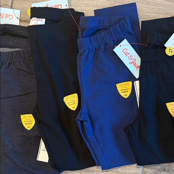 NWT Cat & Jack Leggings 5 piece Bundle Sz M 8 - Picture 3 of 7